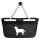 Einkaufskorb faltbar Labrador Retriever Silhouette 20 Liter Tragekorb Black
