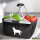 Einkaufskorb faltbar Labrador Retriever Silhouette 20 Liter Tragekorb Black