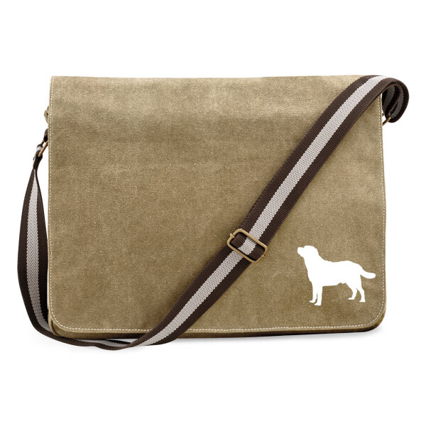 Umhängetasche Labrador Retriever Silhouette 14 Liter
