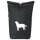 Kurierrucksack Labrador Retriever Silhouette 30-44 Liter Black Melange