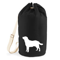 Seesack Labrador Retriever Silhouette 20 Liter Rucksack Black