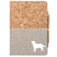 Notizbuch A5 Labrador Retriever Silhouette 80 Blatt inkl. Kugelschreiber
