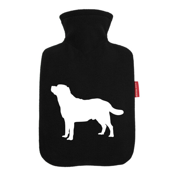 Wärmflasche Labrador Retriever Silhouette