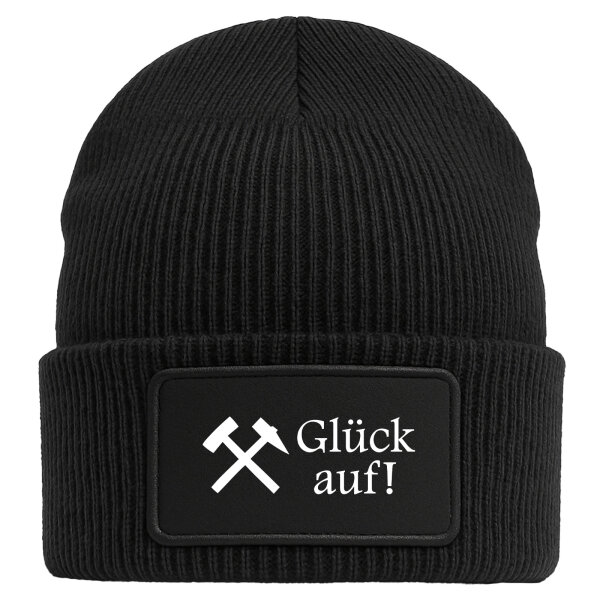 Beanie Glück auf! Ruhrpott Black Mütze