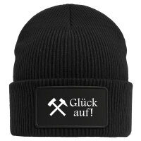 Beanie Glück auf! Ruhrpott Black Mütze