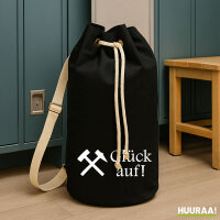 Seesack Glück auf! Ruhrpott 20 Liter Rucksack Black