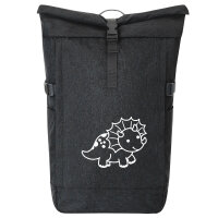 Kurierrucksack Triceratops Dinosaurier 30-44 Liter Black...