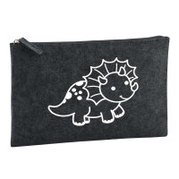 Kulturbeutel Triceratops Dinosaurier 1 Liter Filz...