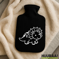 Wärmflasche Triceratops Dinosaurier