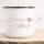 Emaille Tasse Lieblings Schwester Vintage 300ml