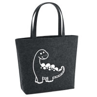 Filzshopper Apatosaurus  Dinosaurier 22 Liter Filztasche