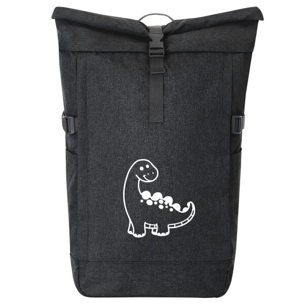 Kurierrucksack Apatosaurus  Dinosaurier 30-44 Liter Black Melange