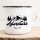 Emaille Tasse Adventure awaits Vintage 300ml