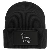Beanie Brontosaurus Dinosaurier Black Mütze