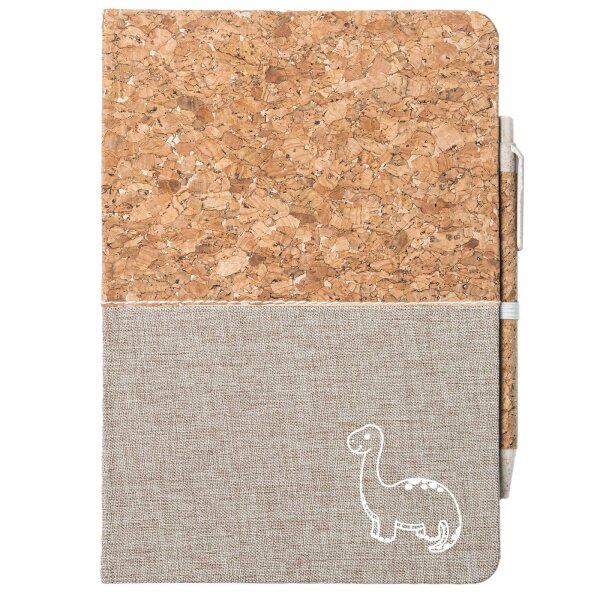 Notizbuch A5 Brontosaurus Dinosaurier 80 Blatt inkl. Kugelschreiber