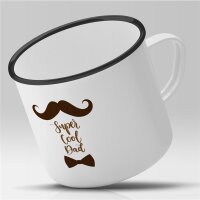 Emaille Tasse Super cool dad Vintage 300ml