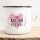 Emaille Tasse Mom youre the best Vintage 300ml