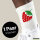 Socken Erdbeere Strawberry Größe 37/46 White Motiv Tennissocken