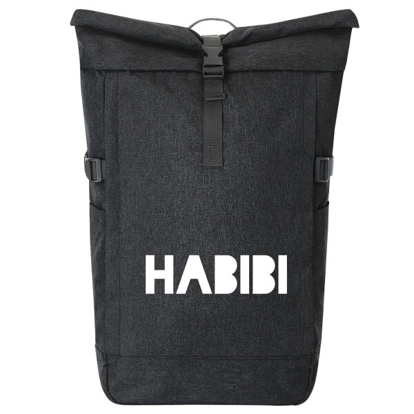 Kurierrucksack Habibi Schatz Freund 30-44 Liter Black Melange