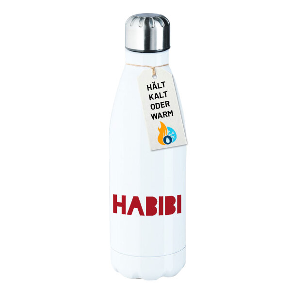 Edelstahl-Trinkflasche Habibi Schatz Freund 500ml Wasserflasche