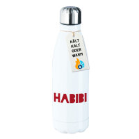 Edelstahl-Trinkflasche Habibi Schatz Freund 500ml...