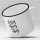 Emaille Tasse Coffee is a hug in a mug Vintage 300ml