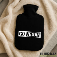 Wärmflasche Go Vegan Modern