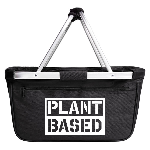 Einkaufskorb faltbar Plant Based Modern 20 Liter Tragekorb Black