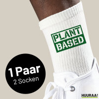 Socken Plant Based Modern Größe 37/46 White Motiv Tennissocken