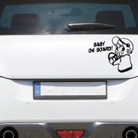 Autoaufkleber Baby AN Bord ca. 19x15cm