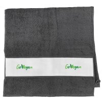 Handtuch Go Vegan Blätter 50x100cm