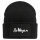 Beanie Be Vegan Blätter Black Mütze