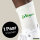 Socken Be Vegan Blätter Größe 37/46 White Motiv Tennissocken