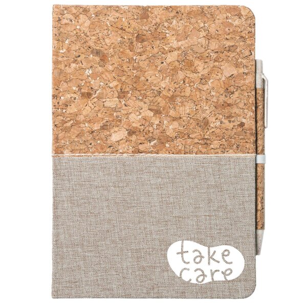Notizbuch A5 Take Care Batch 80 Blatt inkl. Kugelschreiber