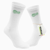 Socken YOLO you only live once Größe 37/46 White Motiv Tennissocken
