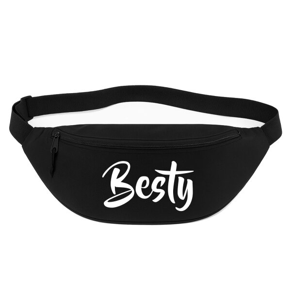 Bauchtasche Besty Bestie 2,5 Liter Black Crossbody Bag