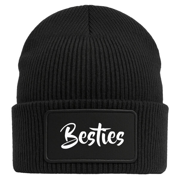 Beanie Bestie Besty Black Mütze