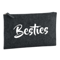 Kulturbeutel Bestie Besty 1 Liter Filz Charcoal...