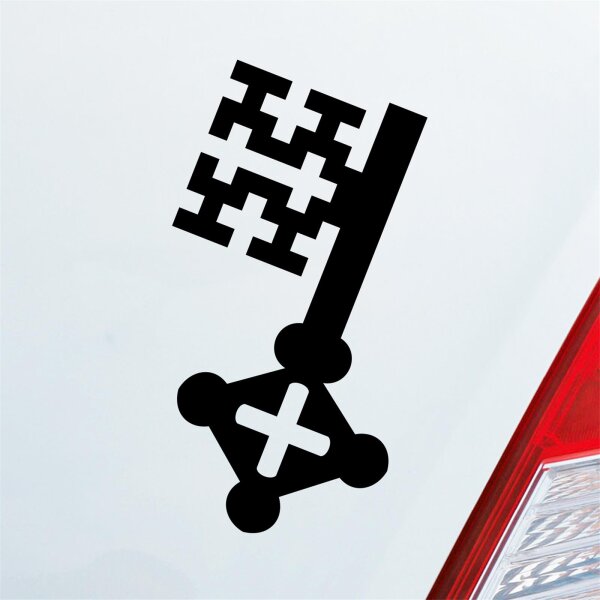 Autoaufkleber Soest Schlüssel ca. 4x7.5cm