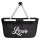 Einkaufskorb faltbar Love Herz Hearth 20 Liter Tragekorb Black