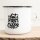 Emaille Tasse But first coffee Vintage 300ml