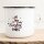 Emaille Tasse Tea make everything better Vintage 300ml