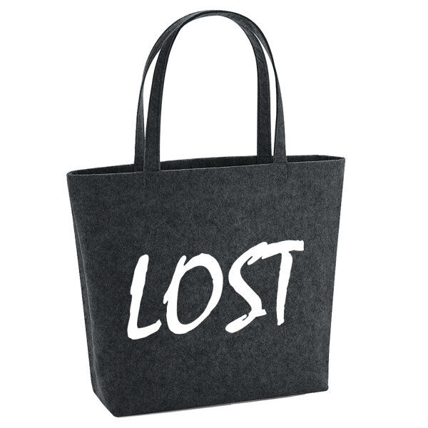 Filzshopper Lost Jugendwort 22 Liter Filztasche