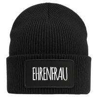 Beanie Ehrenfrau Jugendwort Black Mütze
