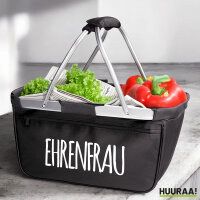 Einkaufskorb faltbar Ehrenfrau Jugendwort 20 Liter...