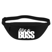 Bauchtasche like a Boss Spruch 2,5 Liter Black Crossbody Bag