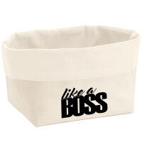 Organizer like a Boss Spruch Aufbewahrungskorb
