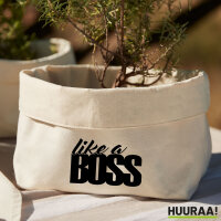 Organizer like a Boss Spruch Aufbewahrungskorb