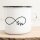 Emaille Tasse Love Unendlichkeit Vintage 300ml