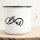 Emaille Tasse Friend Unendlichkeit Vintage 300ml